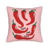 Hot Chili Pepper Pillowcase You Are Hot Cushion Cover Spicy Food Lover Throw Pillow Funny Kitchen Decor Modern Home Accent