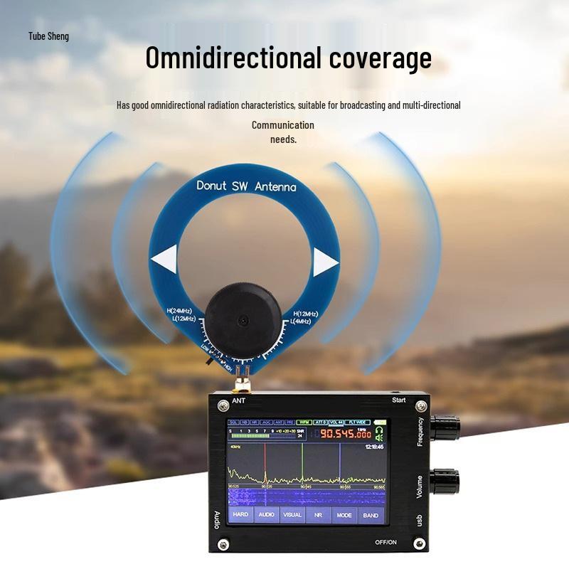 DonutSW Mini Loop Antenna: New Wideband Shortwave & AM Medium Wave Receiver