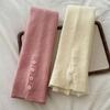 Harajuku Women's Leggings Gaiters Soft Acrylic Knitted Winter Leg Warmers Footless Socks with Side Split Buttons Decors