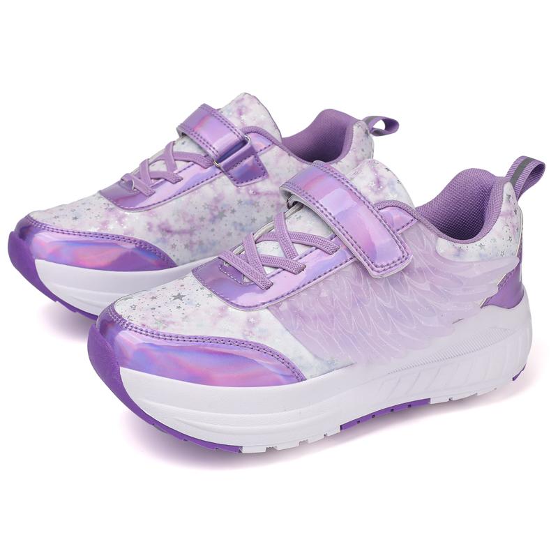 

29-40 Boy s Four-wheel Sports Boots Roller Skating Can Hide Sports Shoes Walking Shoes Children s Sports Shoes Walking Shoes Wings for Sneakers 29 фіолетовий