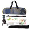 Fishing Rod and Reel Combos Carbon Fiber Telescopic Fishing Pole Lures Kit for Saltwater Freshwater
