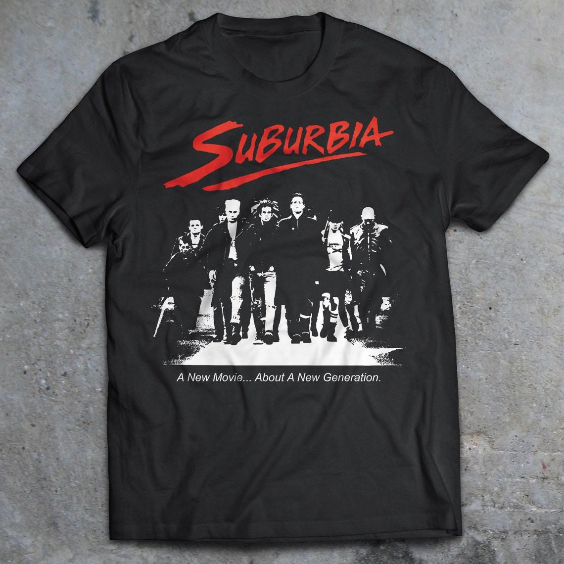 Suburbia 1983 Cult Movie T-Shirt Mens Womens Tees Top, 80s Punk Movie, Penelope Spheeris, Unisex tee XL