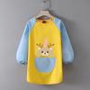 Children's Waterproof Art Smock with Logo - Reversible Apron for Painting and Eating  