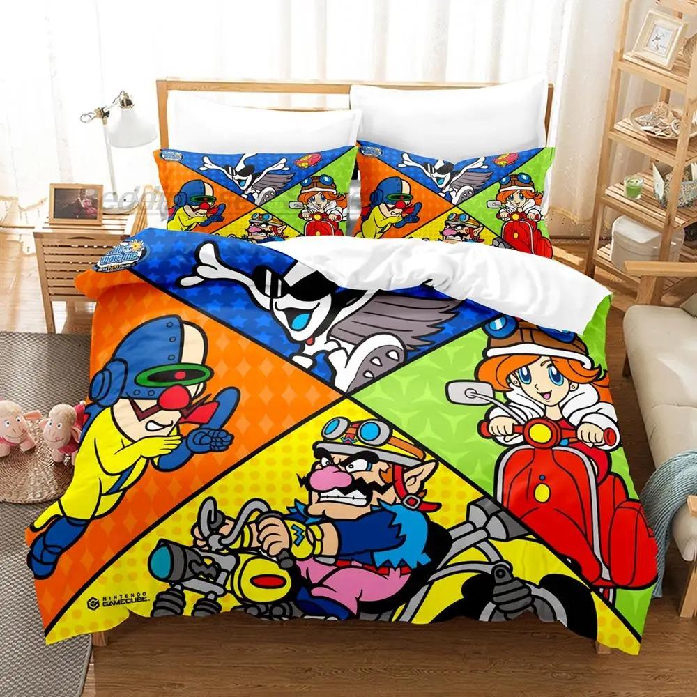3D Print Wario Ware Get It Together Bedding Set Single Twin Full Queen King Size Bed Set Aldult Kid Bedroom Duvet Cover Sets