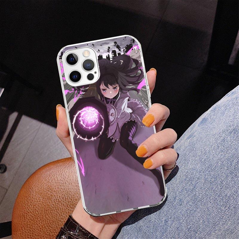 Madoka Magica Homura Phnoe Case for Iphone 17 Air 16 16E 11 12 13 Mini 14 Plus 15 Pro Max 7 8 + SE 2020 Phone Cover Coque