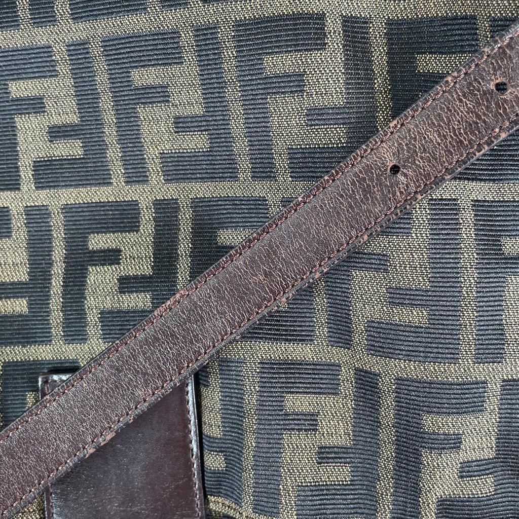 FENDI Zucca mamma bucket 2354 Shoulder Bag Brown Women used