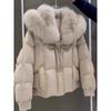 Winter Female Ultra Light Warm Coat Loose Ladies Cropped Jacket Winter Woman Parka Overcoat