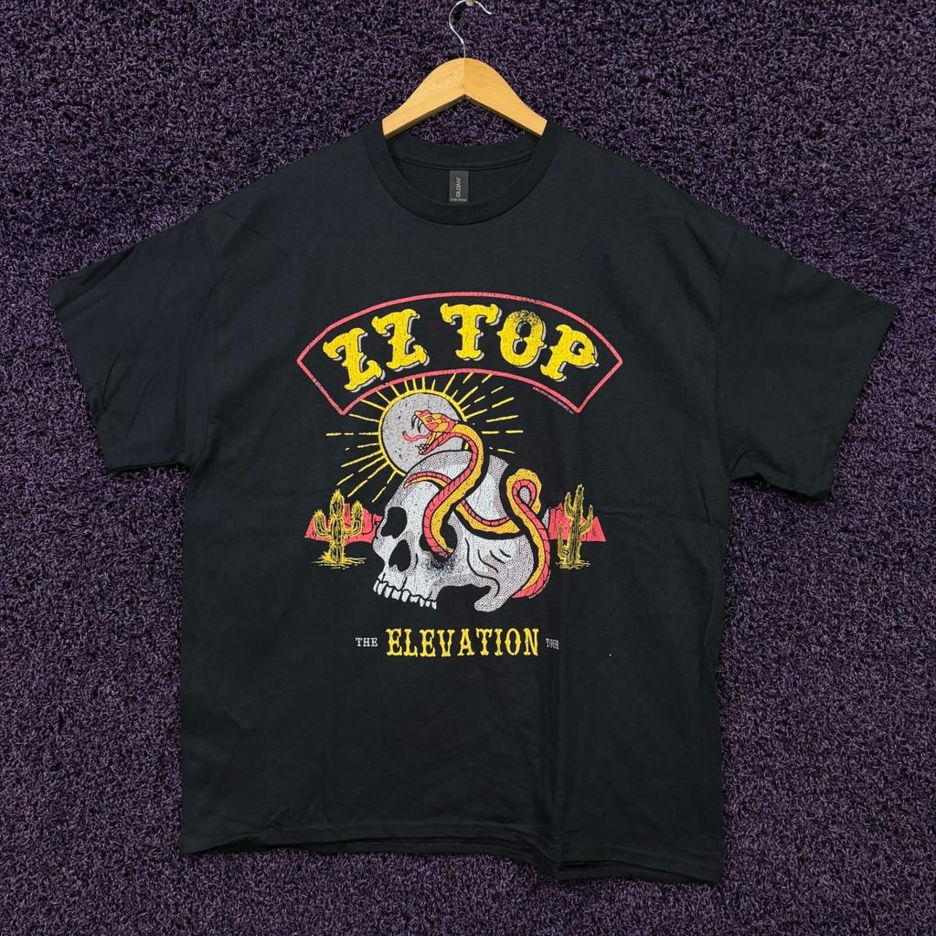 ZZ Top 2025 The Elevation Tour Dates Blues Rock T-Shirt XL Unisex T-Shirt