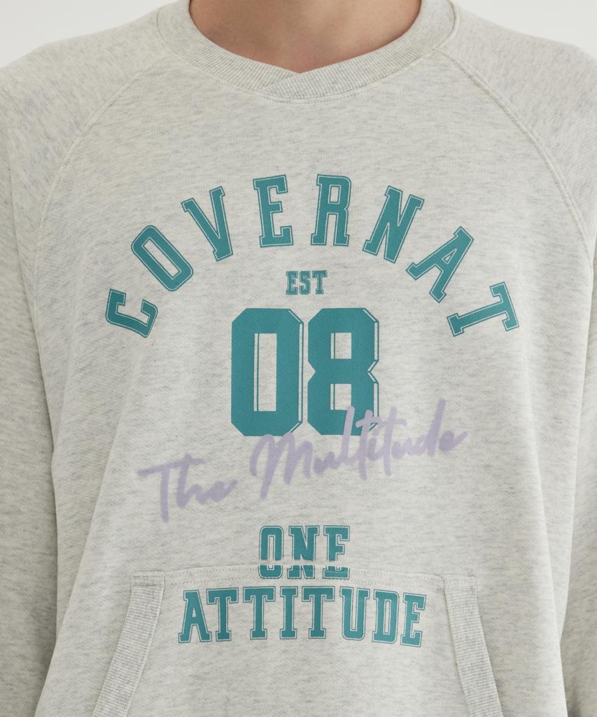 COVERNAT Slogan Graphic Sweatshirt Dark Navy