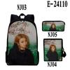 Classic Novelty beabadoobee 3D Print 3pcs/Set pupil School Bags Laptop Daypack Backpack Inclined shoulder bag Pencil Case