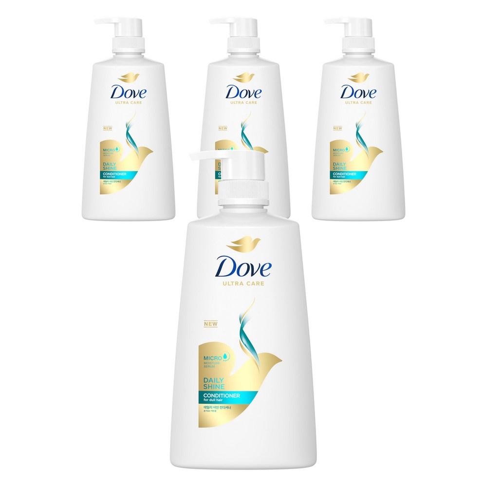 Dove Daily Shine Conditioner, 660ml, 4 units
