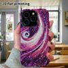 Phone Case: 2D Flat Design Suitable for iPhone 18 17 16 15 14 13 Pro Film Protective Case, Couple Style, Spiral Galaxy, Christmas and Halloween Holida