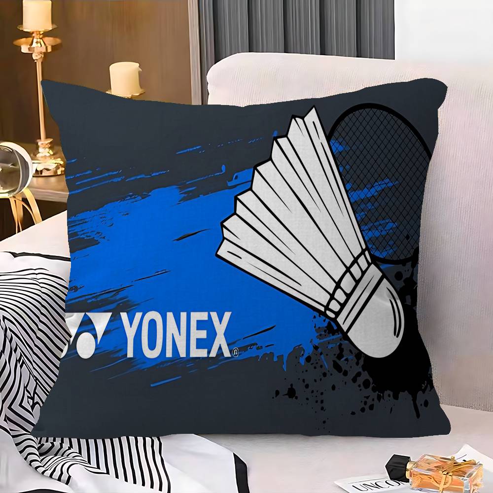 Fashion Badminton Y-Yonex Pillow Cover for Bedroom Room and Living Room Sofa Decorative Cushion Cover