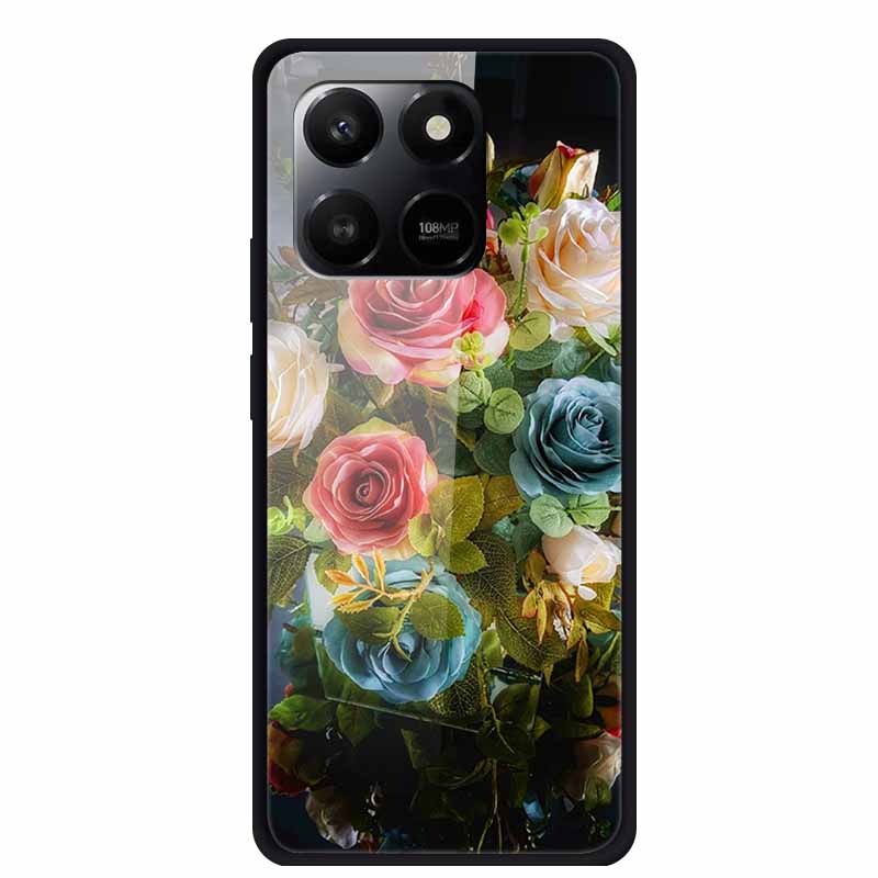 6.77" Glass Back Cover For Honor 400 Smart X7d 2025 Case Tempered Glass Case For Honor Play 10T 5G Case Protective Fundas Shells