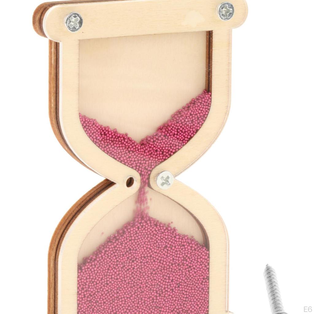 Hourglass Wooden Montessori Busy Board Material Basic Skills Learning Activities Early Teaching For