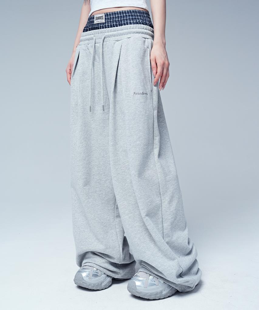 AVANDRESS 88 Silent Fold Relax Sagging Pants_3 Colors
