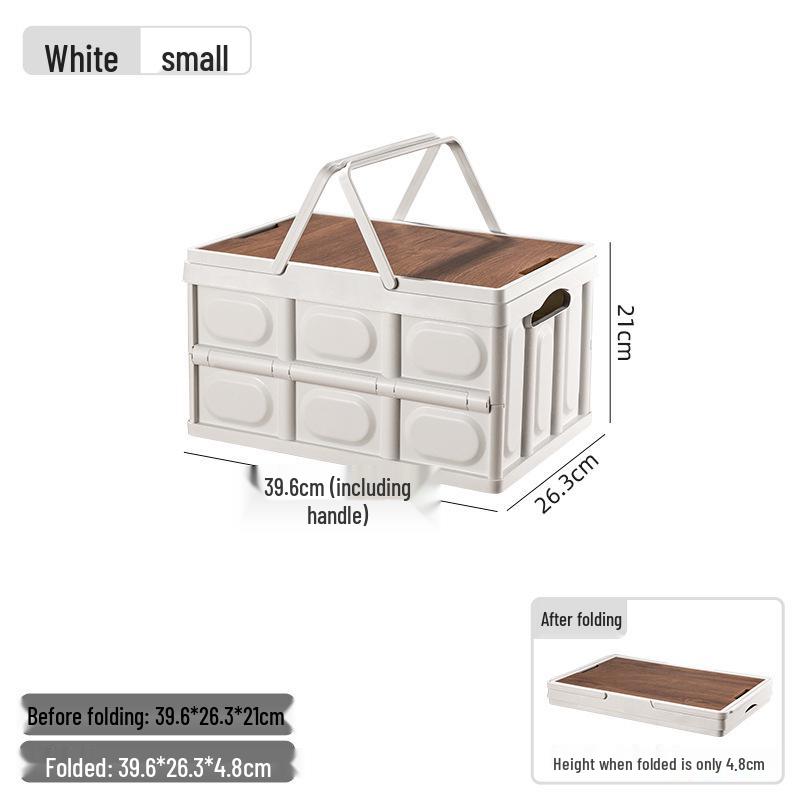 Golden Cat Outdoor Folding Storage Box for Camping & Car Trunk