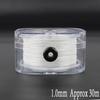 30-200M Crystal Beading Stretch Elastic Thread Cord with Box 0.2/0.6/0.8/1mm Transparent Clear Wire/String