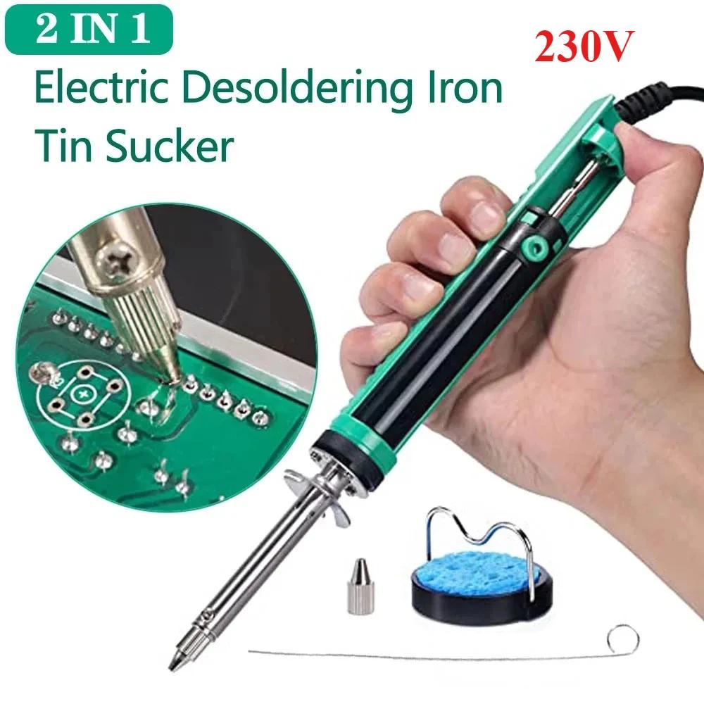 30W 929D-V Electric Vacuum Desoldering Iron Suction Pump Gun Tool Set for Soldering Repair, 110V 220V Soldering RepairTool