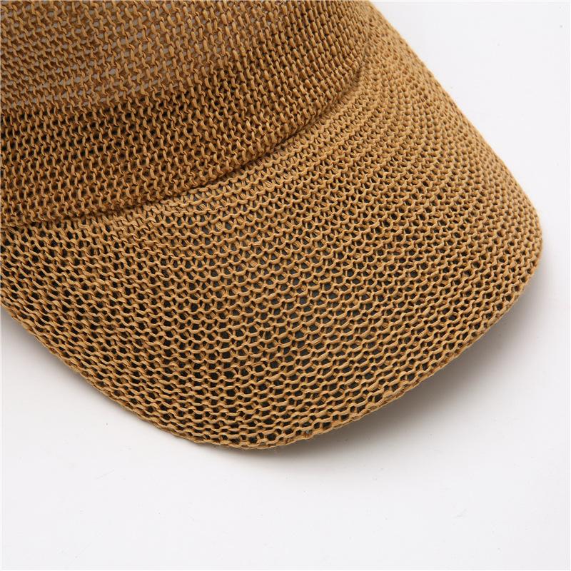 New Men's and Women's Outdoor Casual Breathable Baseball Caps Sunscreen Summer Adjustable Solid Color Sun Hat UV Protection Cap