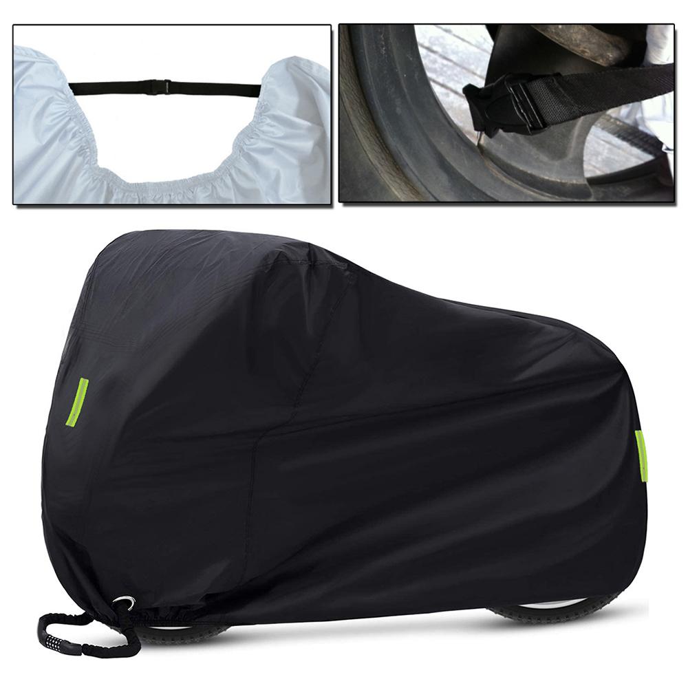 Bike Cover,   Cover, Bike Rain Cover Waterproof Anti Dust Rain UV   Heavy Duty for Mountain Bike, Road Bike with reflective stripe,Lock