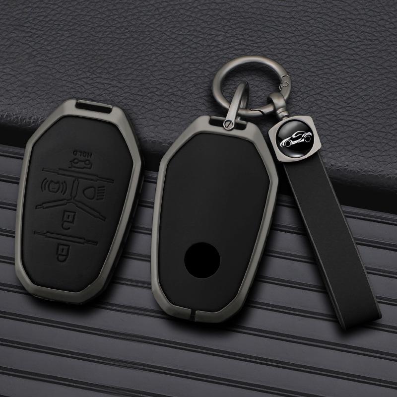 Originální kožené pouzdro na klíče pro SsangYong Korando/Rexton s kovovou přezkou