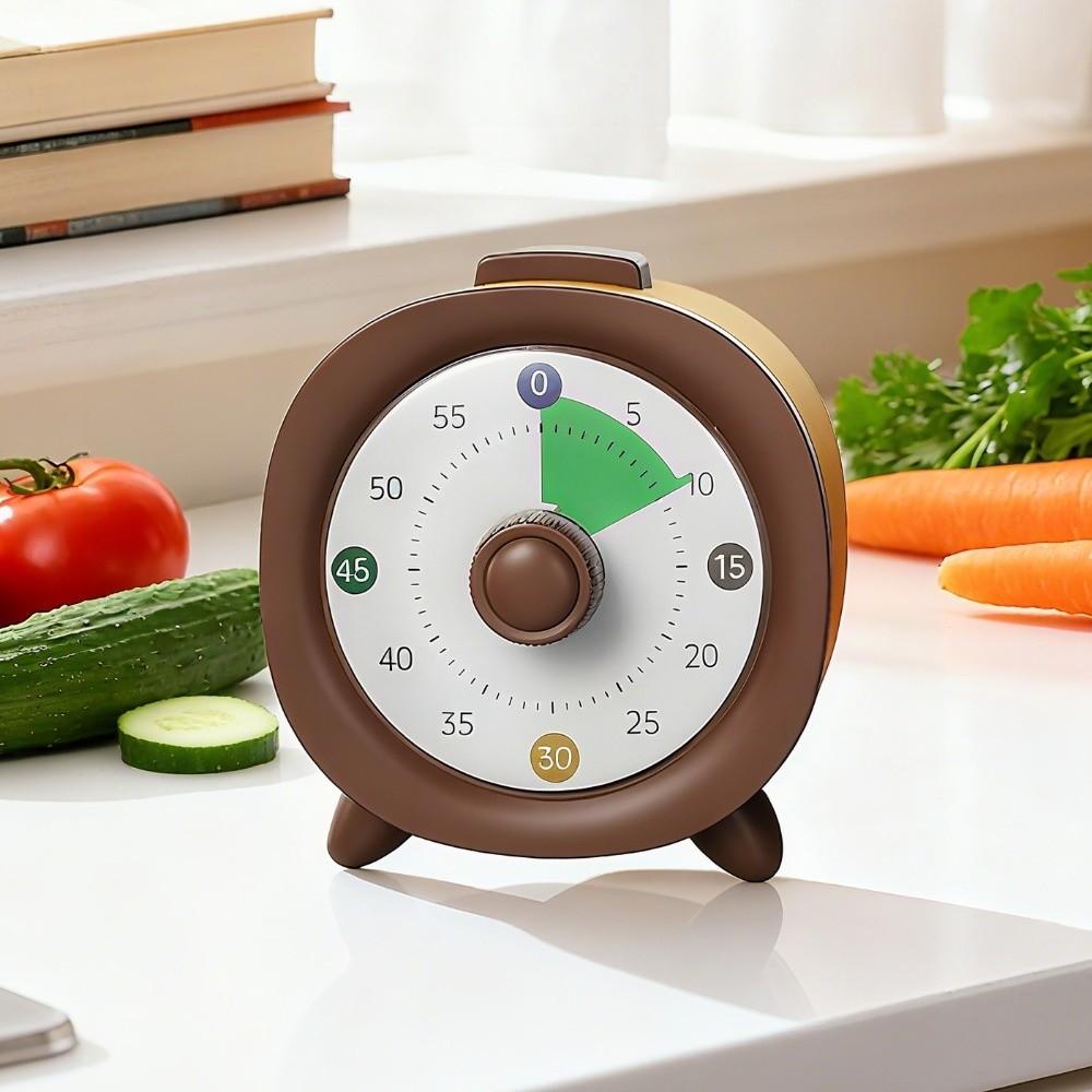 Runder/Quadratischer Countdown-Wecker Ultra Leise Küchenuhr Multifunktionaler Visueller Timer Innen