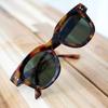 Men's Retro Leopard Print Black Thick Frame Sunglasses Fashion Summer Men's Driving Glasses Women's UV Protection Shades