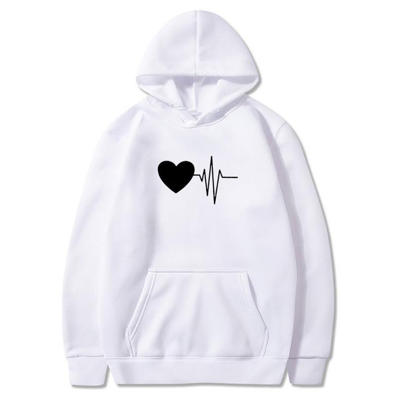 Unisex American Style Printed Hoodie - Casual Spring & Autumn Pullover Sweatshirt