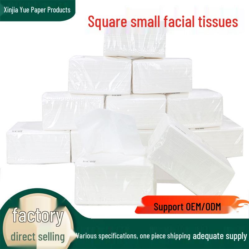 

Белые салфетки для ресторана и отеля - Маленькие квадратные вытягиваемые салфетки для закусок на барбекю и уличной еды