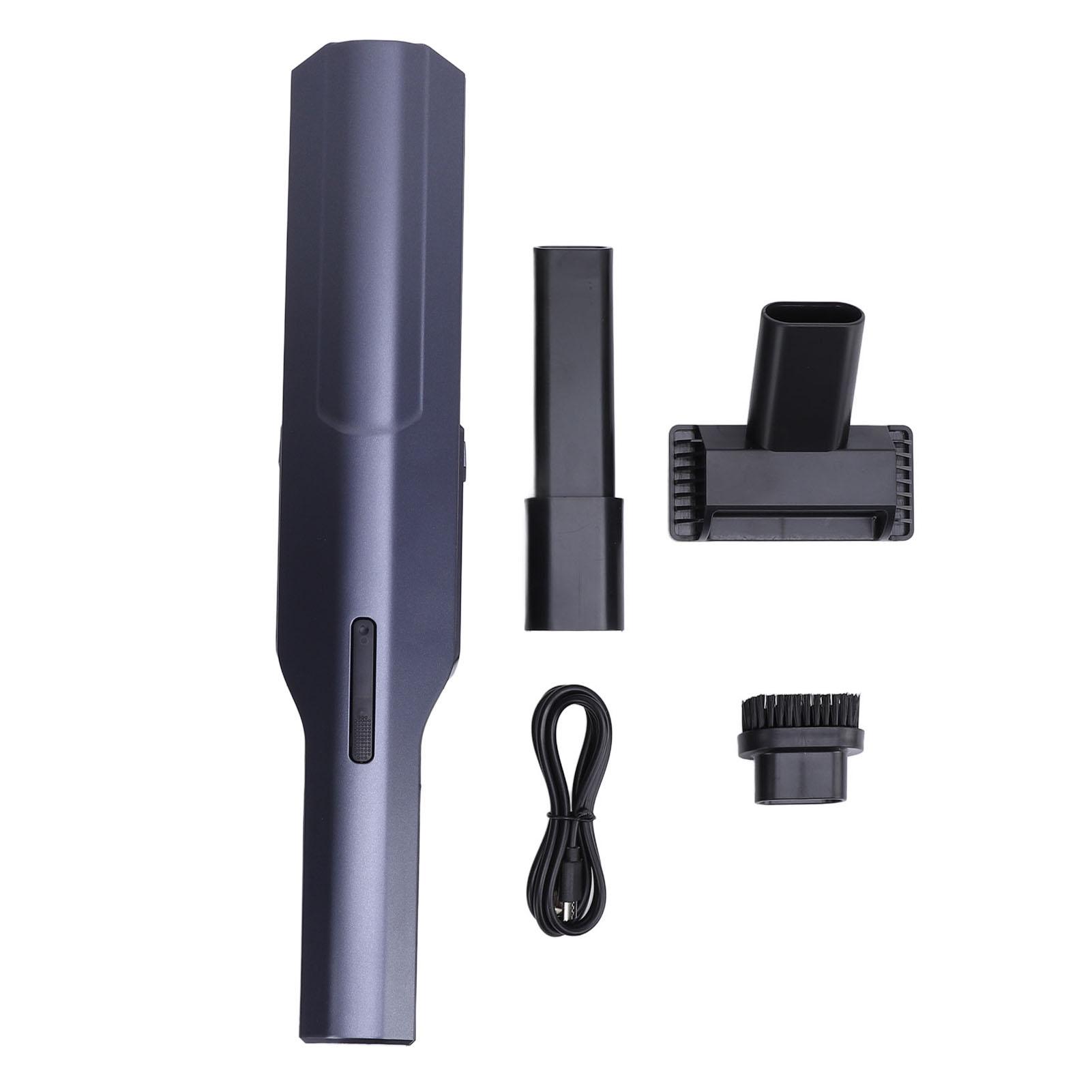 

Ручной пылесос портативный беспроводной с высокой мощностью всасывания бесщеточный двигатель для домашнего использования в автомобиле серебряный