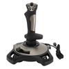 PC Flugjoystick Kabelgebundener Flugknüppel Flugsimulator Steuerjoystick mit Vibrationsfunktion Schubregler für PC
