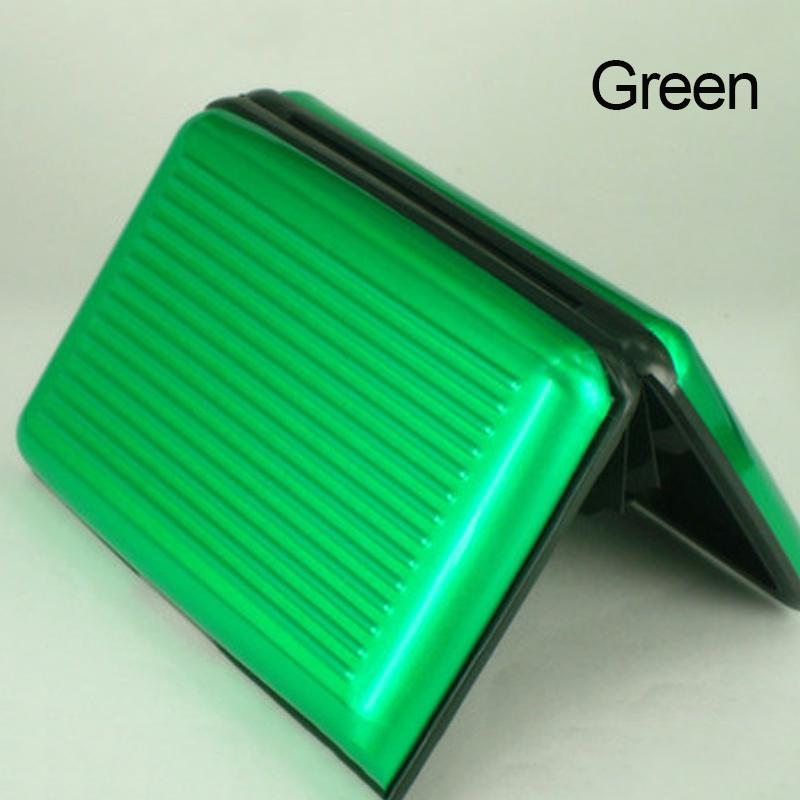 

Сумка для карточек Коробка Сканирование Защитный держатель Модный кошелек для карточек ID-карта 1 шт. Новый творческий Многоцветный Бизнес-хранилище кредитов Водонепроницаемые аксессуары для карт зелёный