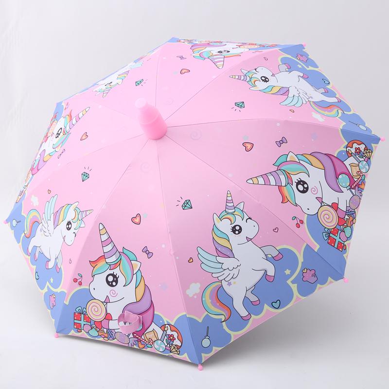 Automatic Cute Children's Umbrella for Students: Girls, Boys, and Kindergarten Kids