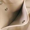 Used AUTHENTIC Herve Chapelier Luxe Boat-Shaped Tote Bag L Beige Cotton