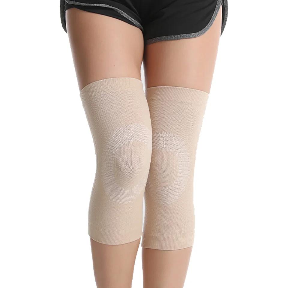 1Pair Summer Ultra Thin Knee Support Knitted Stretch Knee Support Meniscus Arthritis Injury Relief Knee Pain Gym Running