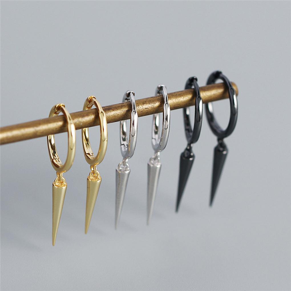 2 Pieces Alloy Women Earring Decorative Solid Color Electroplated Unfading Elegant Ear Stud Jewellery Ornament