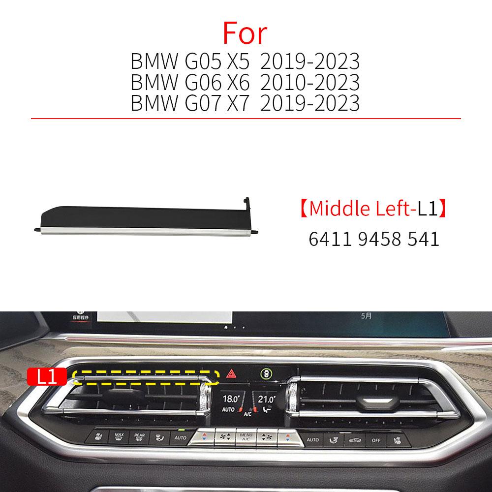 For BMW G05 G06 G07 Car Front Air Vent Grille Clip Trim Parts A/C Outlet Repair Kits Accessory For BMW X5 X6 X7 64119458541
