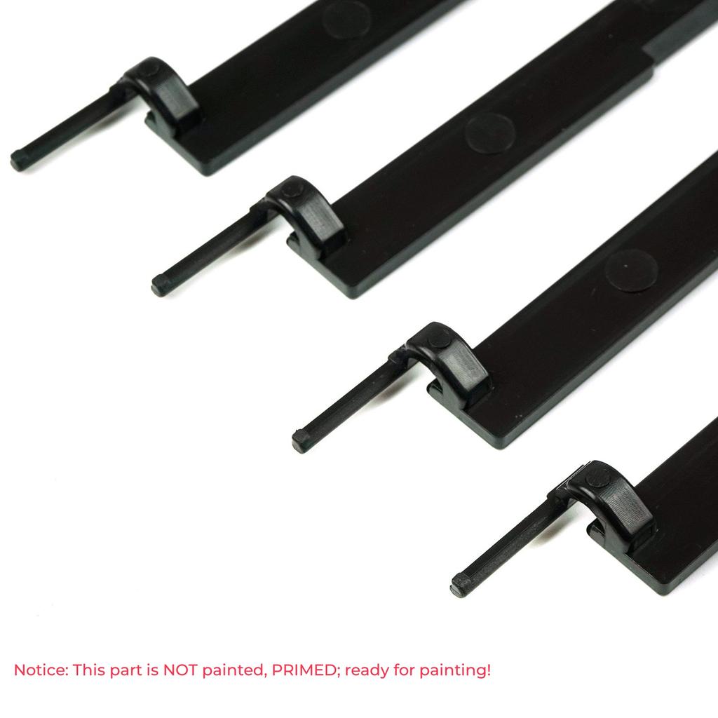 ESR564-1 4x Roof Luggage Rack Carrier Mounting Molding Port Bag Rail Cover Trim 51137312617 for BMW 3 F30 F31 F34 F35 114*12 Mm