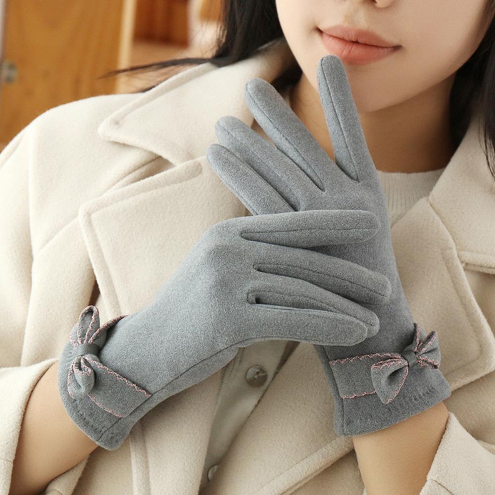 

Перчатки с сенсорным экраном на весь палец, теплые варежки для вождения 2024, перчатки для катания на лыжах, для езды на велосипеде и вождения Grey