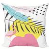 Home Decor Hello Toucan & Flamingo Tropical Style Pillows Pattern Cushion Cover Suitable For Sofa Bedroom Car Pillow Cover