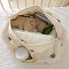 Universal Space Baby Diaper Bag with Zipper, Embroidery Mom Handbag Stroller Accessories Storage Bag for Diaper, Phone, Keys