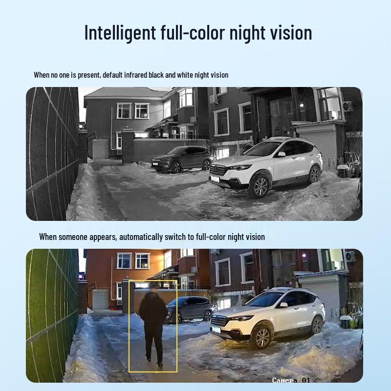 Caméra Dôme HIKVISION 4MP 2K HD Couleur PoE IA Prise CN (adaptateur inclus)