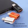 USB C Male to USB 3.0 A Female Adapter, 10Gbps File Transfer OTG Functionality Adapter for Cameras and Gamepads