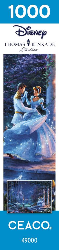 Ceaco Thomas Kinkade Disney Cinderella Dancing in the Starlight 1000 Piece Jigsaw Puzzle - - - - -
