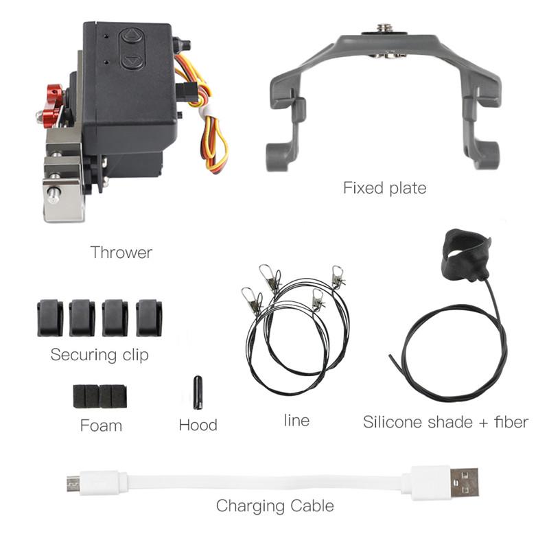 Drone Dispenser Release Drop Device With Servo - Air Dropping System For RC Drones, 180° Angle, 85g