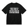 Women's Slight Stretch Breathable Classic T-Shirt I DON'T WANT TO Graphic Tee