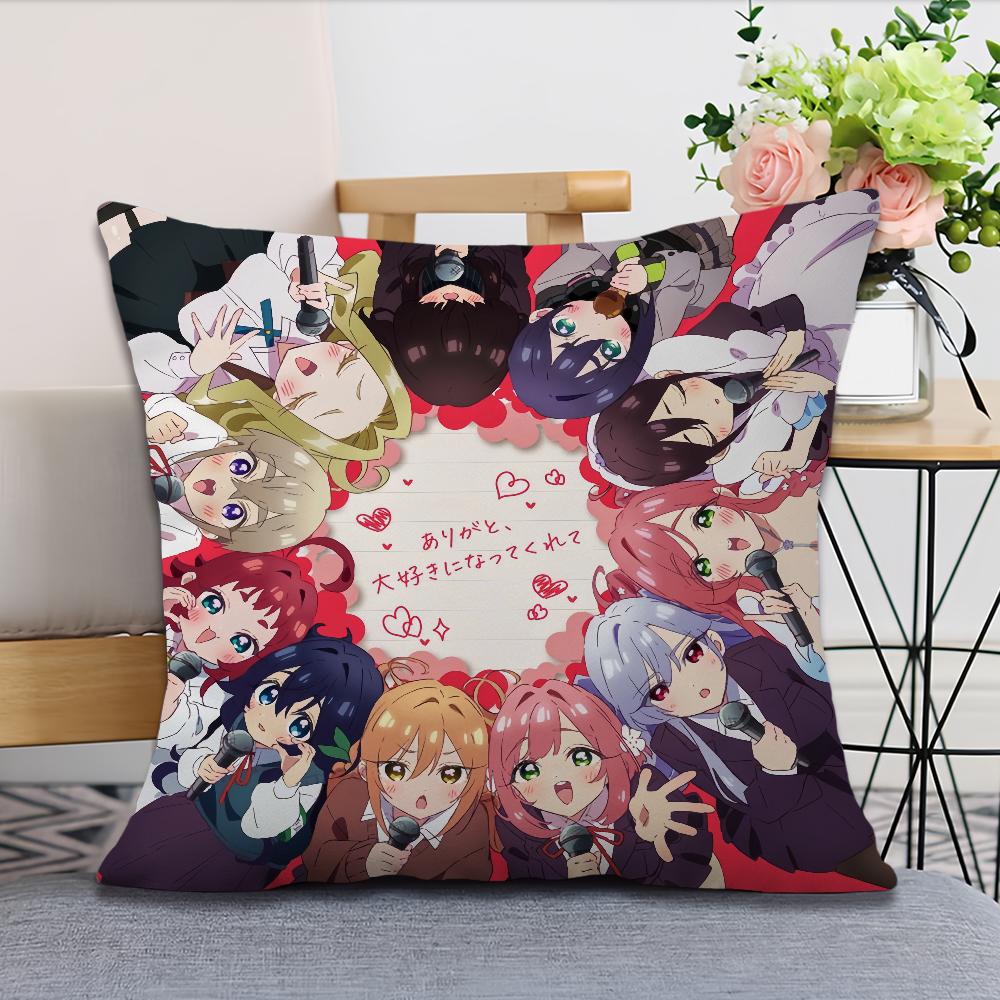100 anime soft Comfortable Pillow Case The for Sofa Living H-Hanazono Room Girlfriends Home office Decor H-Hahari Protective Cov