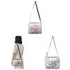 Chinese Style Doublesided Embroidered Flower Canvas Crossbody Bag For Casual Outings