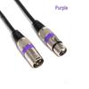 Canon XLR Color Audio Cable: Male to Female Microphone Mixer DMX Speaker Cable